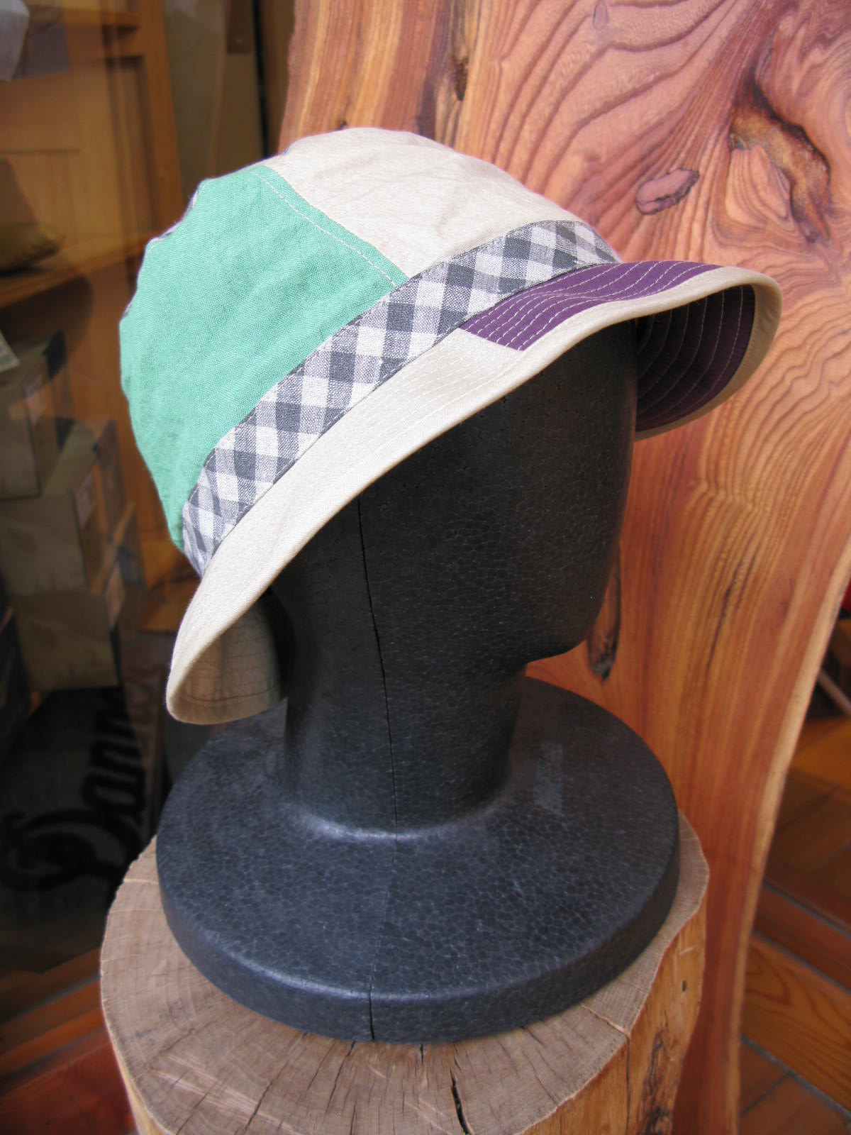 Foxfire　patchwork Hat&Cap_f0214959_2021523.jpg