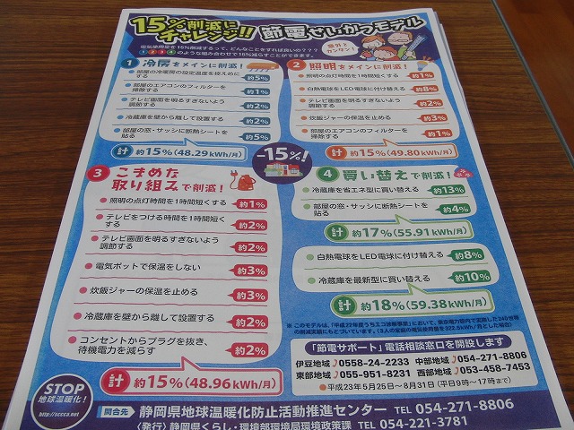涼しそうなプールを眺めながらの富士市STOP温暖化地域協議会_f0141310_835041.jpg