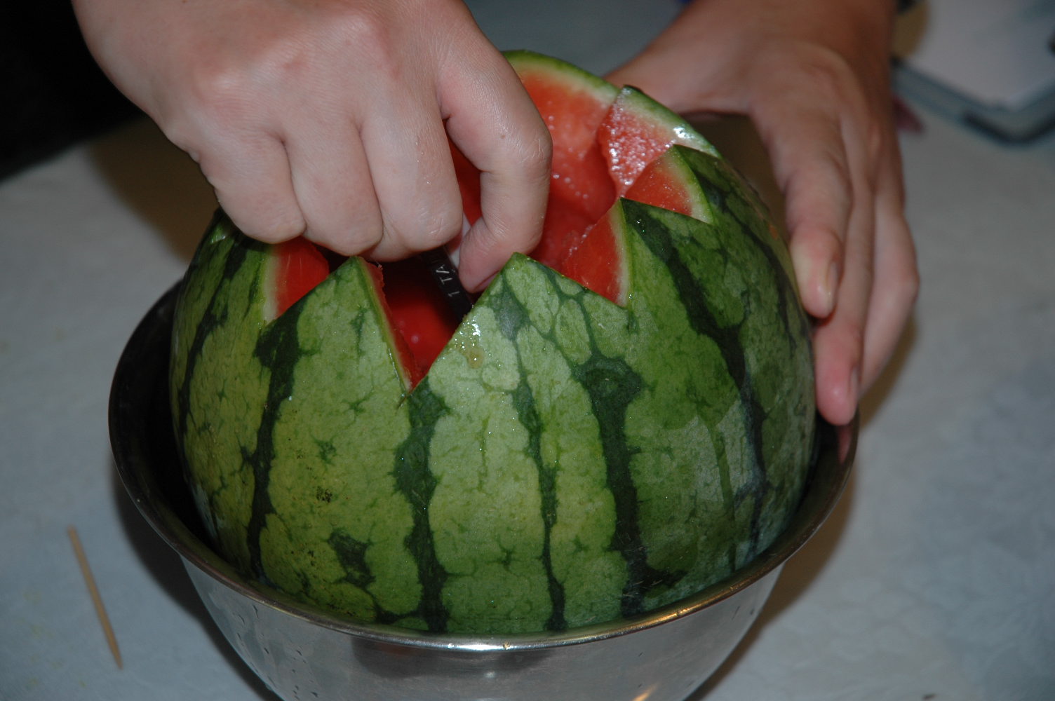 薬膳参鶏湯とオミザすいかポンチ_e0232070_19464528.jpg