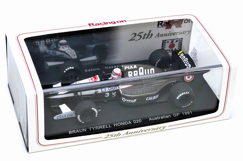 レーシングオン特注 1/43 ティレル ホンダ 020 / 中嶋 悟 1991年 レーシングオン特注 1/43 ティレル ホンダ 020 / 中嶋 悟 1991年