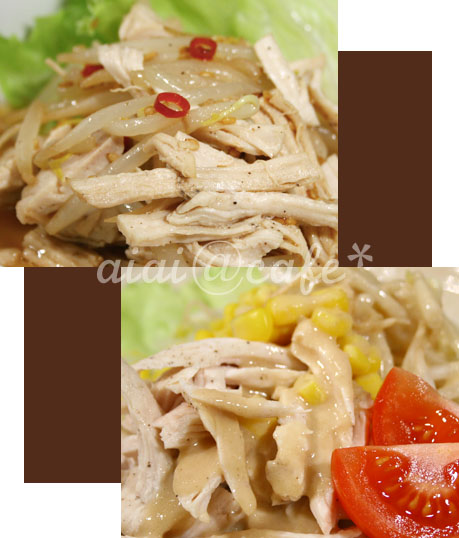 レンジでチン♪もやし＆鶏胸肉で2品_a0056451_19555796.jpg