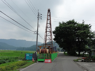 消雪井戸工事(パーカッション工法)_a0084753_16365759.jpg
