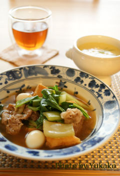こんな日になぜかココアとある日のひとりご飯。_b0065587_22103251.jpg