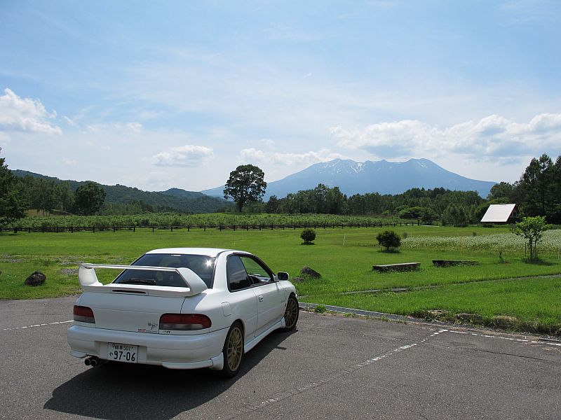 夏の開田高原でアイバッハを導入したGC8を試す_f0076731_751620.jpg