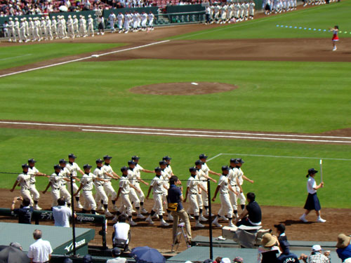 高校野球開会式_a0047200_20552598.jpg