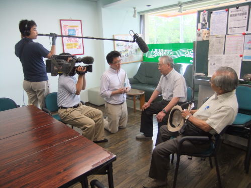 NHK「クローズアップ現代」の取材がありました。_c0113948_1104487.jpg