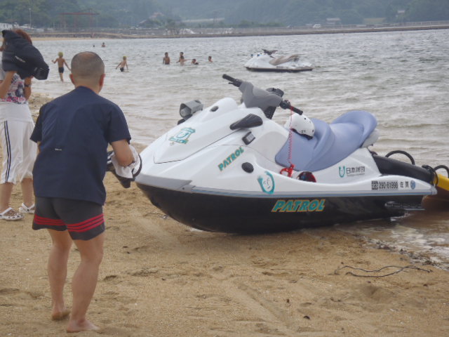 海開きと新生伊万里青バイ隊発足式_a0077071_17584419.jpg