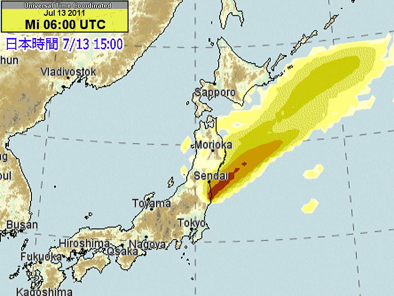 放射性物質拡散予想図と測定結果_e0171497_19135124.jpg