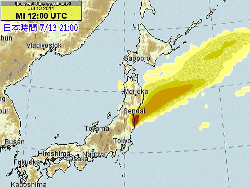 放射性物質拡散予想図と測定結果_e0171497_19135910.jpg