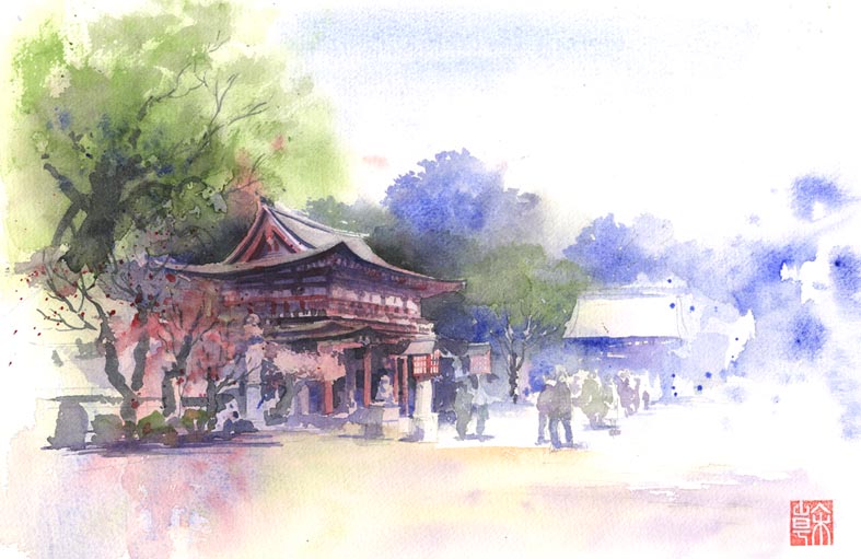 小作品2枚描きました_f0176370_17223971.jpg