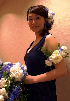 「White & Blue 」 Summer Wedding _c0128489_1020435.jpg