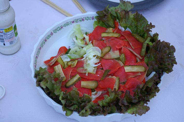 「麻由梨」ギャラリー（兼松邸）でドラム缶窯の料理に舌鼓_c0014967_10432559.jpg