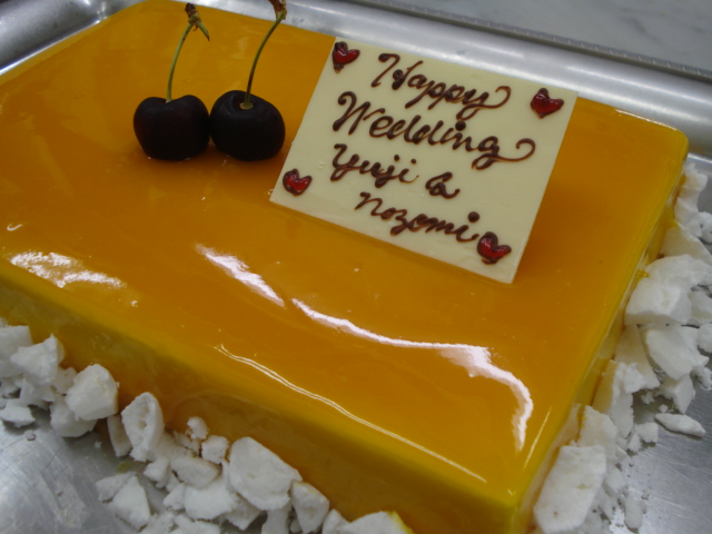 レアチーズケーキ ウエディングバージョン フランス菓子パウゼのブログ