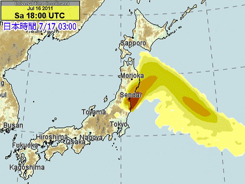 放射性物質拡散予想図と測定結果 15,16,17_e0171497_17542352.jpg