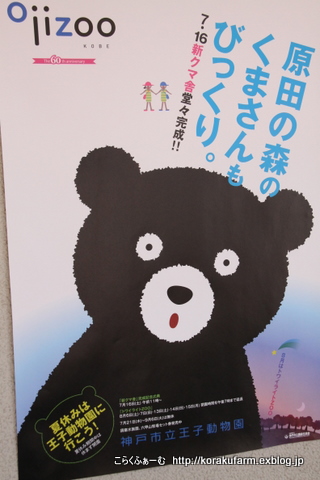 王子の新クマ舎お披露目！ : こらくふぁーむ