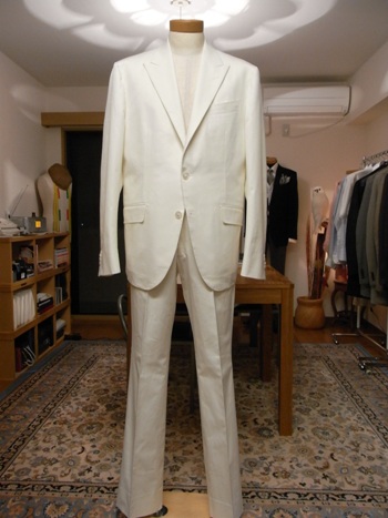 “ネイビー&ホワイト” ~夏の定番色を誂えておく~ 「Sartoria PLUM」 編_c0177259_1933063.jpg