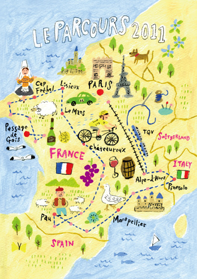 コンプリート フランス イラスト 地図