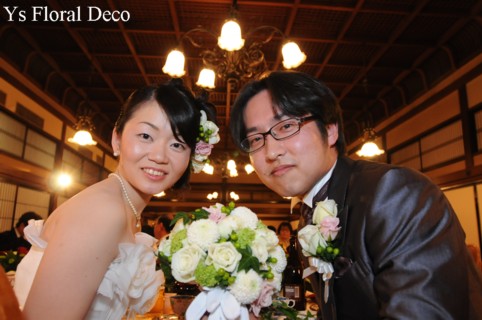 和装と洋装の2wayブーケ 東京大神宮さんへ _b0113510_1811466.jpg