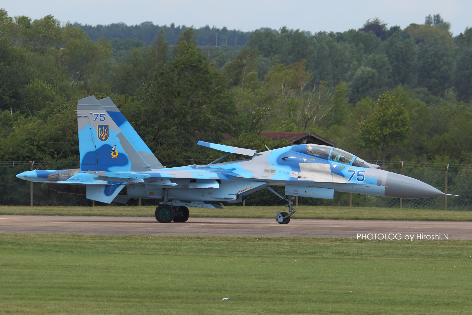 2011/7/18 Mon. RIAT2011 - \"Ukrainian Air Force Su-27,Il-76MD\" Static Display and Deperture_b0183406_0195889.jpg