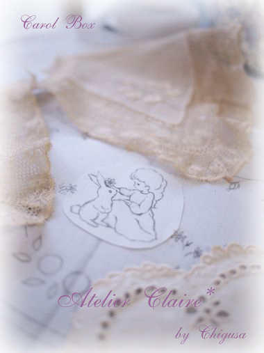 Carol Boxのラフスケッチ~マーガレットの花かざり~_a0157409_7271232.jpg