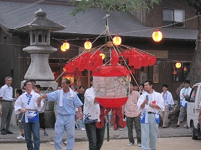 八坂神社の提灯回し（瀬高町上庄）・千寿の楽しい歴史_a0137997_20303420.jpg