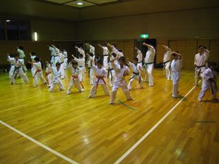 宮の沢・麻生 土曜空手 審査会と気合!_c0118332_22252467.jpg