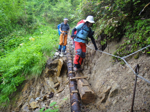 ７４回　１１１座　２００１１年７月１５～２０日　黒部五郎岳　鷲羽岳　高天原　雲の平_c0179351_1284866.jpg