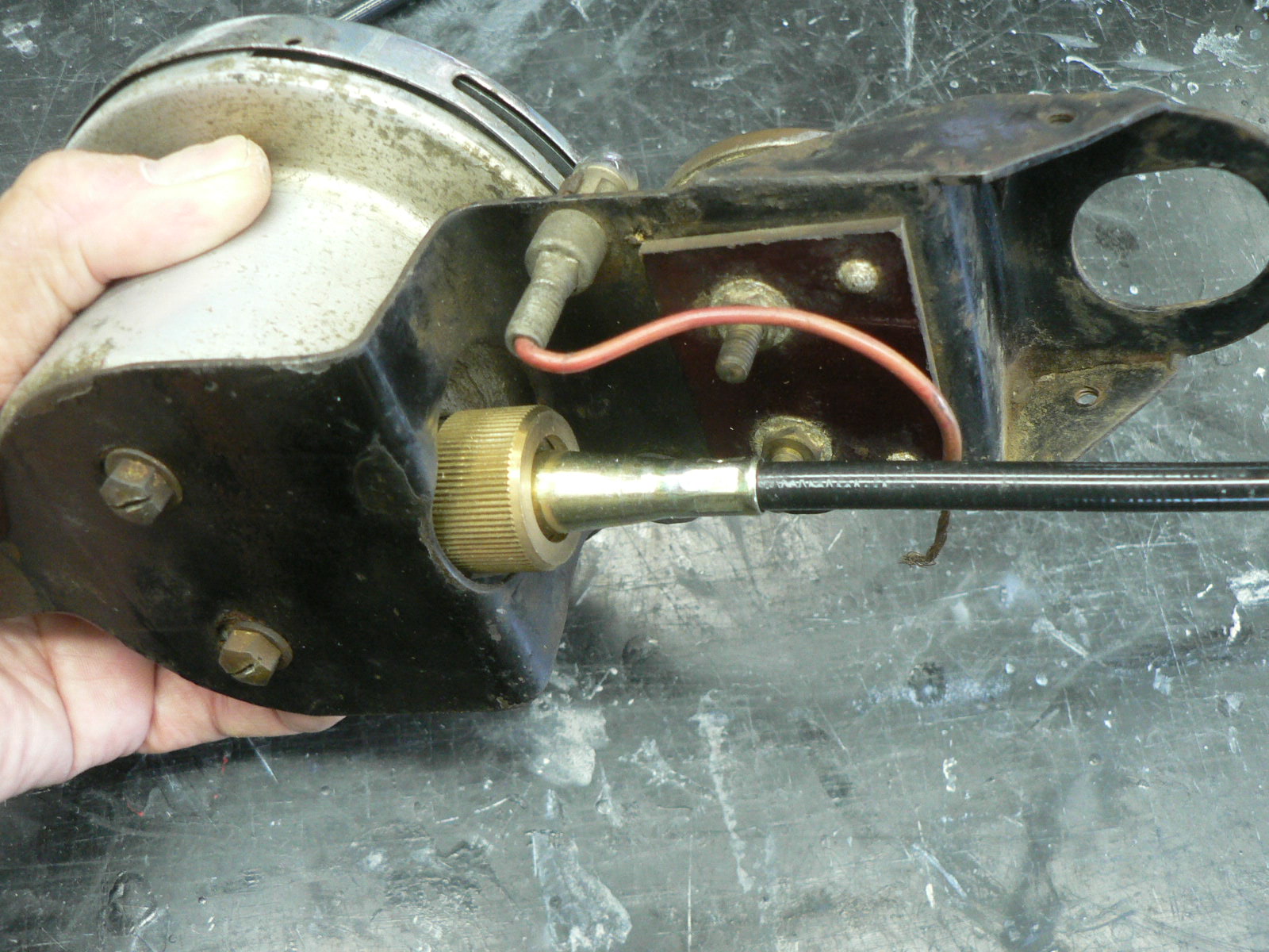 陸王　リクオウ　RQ サイドバルブ　メーターギア　ケーブル　当時物 陸王リクオウRQ サイドバルブメーターギアケーブル当時物