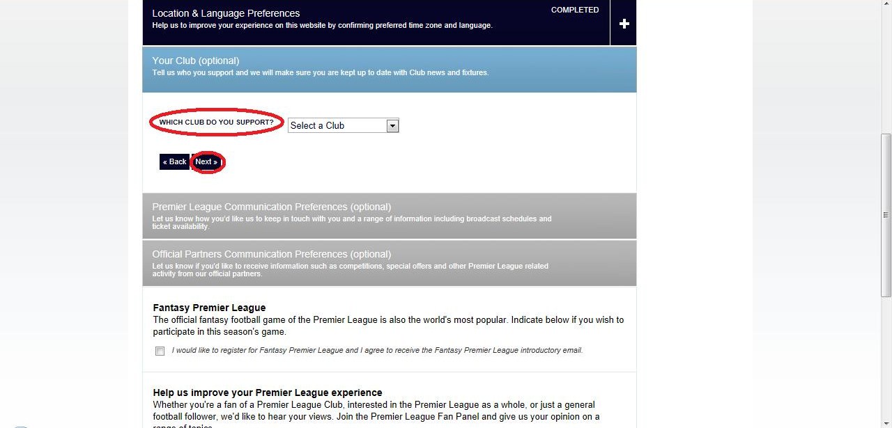 ファンタジープレミアリーグの登録方法 Fantasy Premier League