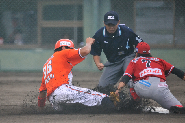 ７．２３ ｉｎ 大町市運動公園野球場　対新潟アルビレックスＢＣ_c0197772_451127.jpg