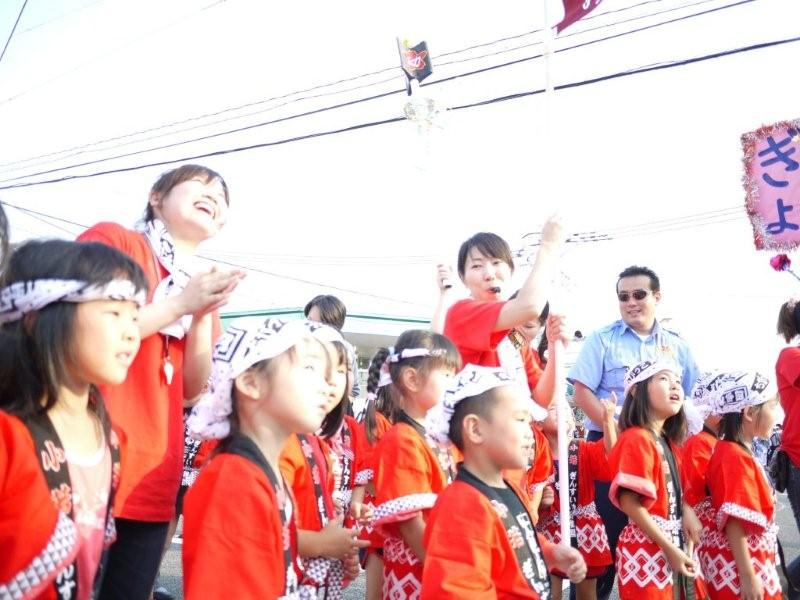 銀水幼稚園夏祭り 大牟田夏祭りちびっこ大蛇_c0107515_1342051.jpg
