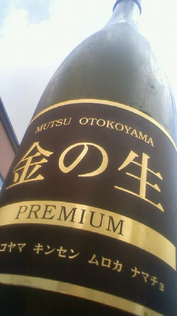 【日本酒】 陸奥男山 金の生 無濾過生酒_e0173738_13162679.jpg