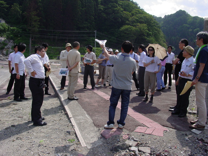 日本モビリティ・マネジメント会議の被災地視察 7/17_d0206420_15344768.jpg