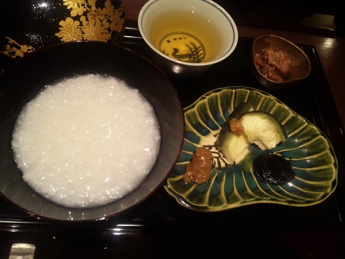 7月の北新地 弧柳 りんどう(竜胆)と鱧の焼霜_a0194908_16151149.jpg