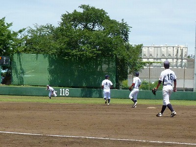 東京情報大対東京農業大　７月２３日　オープン戦・１試合目前半_b0166128_10294337.jpg