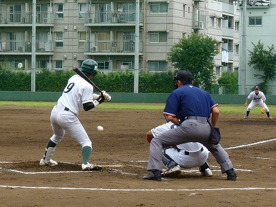 東京情報大対東京農業大　７月２３日　オープン戦・１試合目前半_b0166128_9291038.jpg