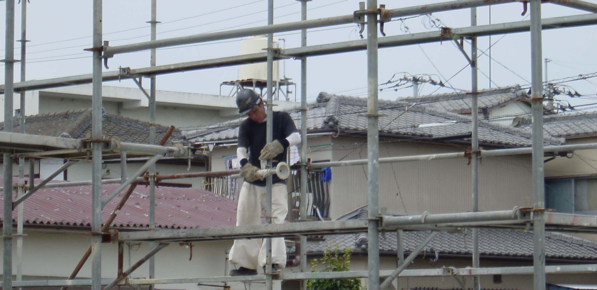 先行足場組み立て工事 建て方工事前 元 セイコーハウジングの家づくり日記from10 先行足場組み立て工事 建て方工事前 元 セイコーハウジングの家づくり日記from10