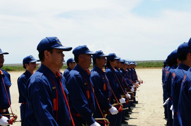 佐賀県消防操法大会で、武雄市消防団ラッパ隊は、_d0047811_22251543.jpg