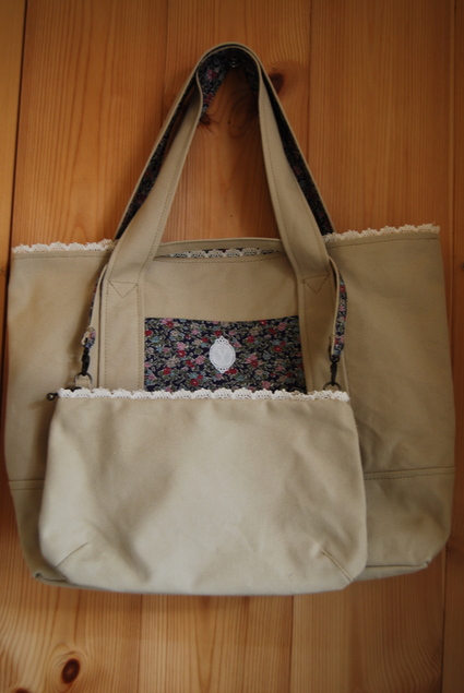 帆布＆リバティでbag  & mini  bag_d0127925_10524072.jpg