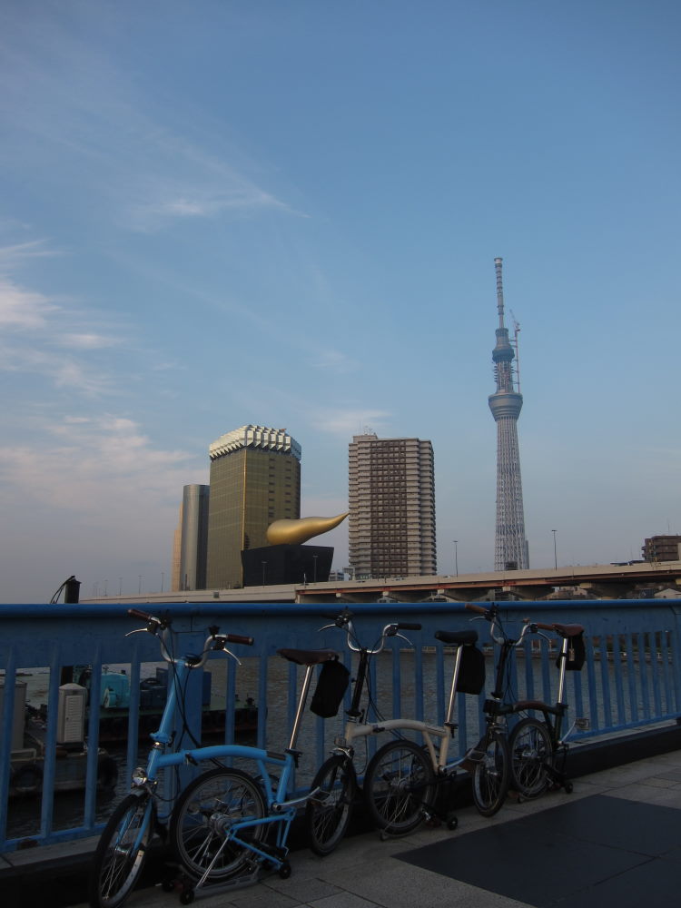 日本一のスカイツリーに圧倒。関東サイクリストの聖地・荒川自転車道へー東京パンハンターズMtg.(後編）_e0138081_11145743.jpg