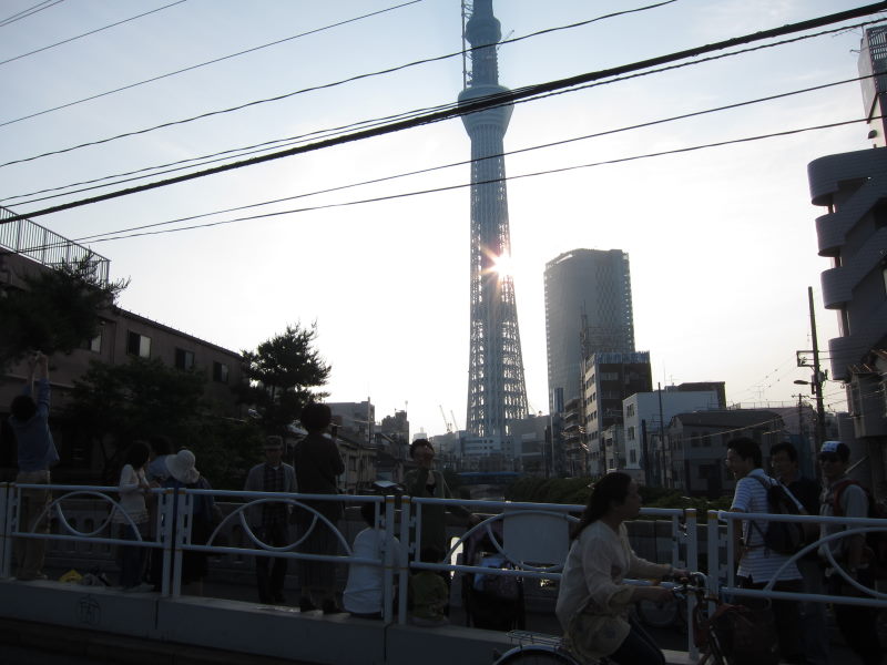 日本一のスカイツリーに圧倒。関東サイクリストの聖地・荒川自転車道へー東京パンハンターズMtg.(後編）_e0138081_111468.jpg