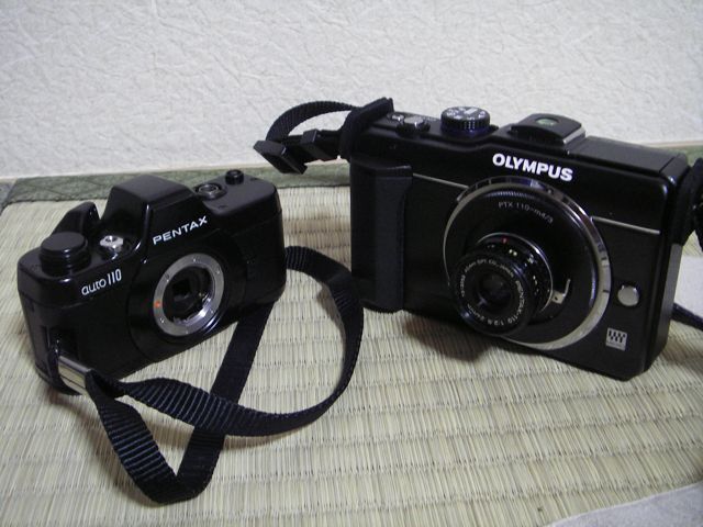 Olympus PEN E-PL1s マウントアダプターとオールドレンズ : 山道歩き
