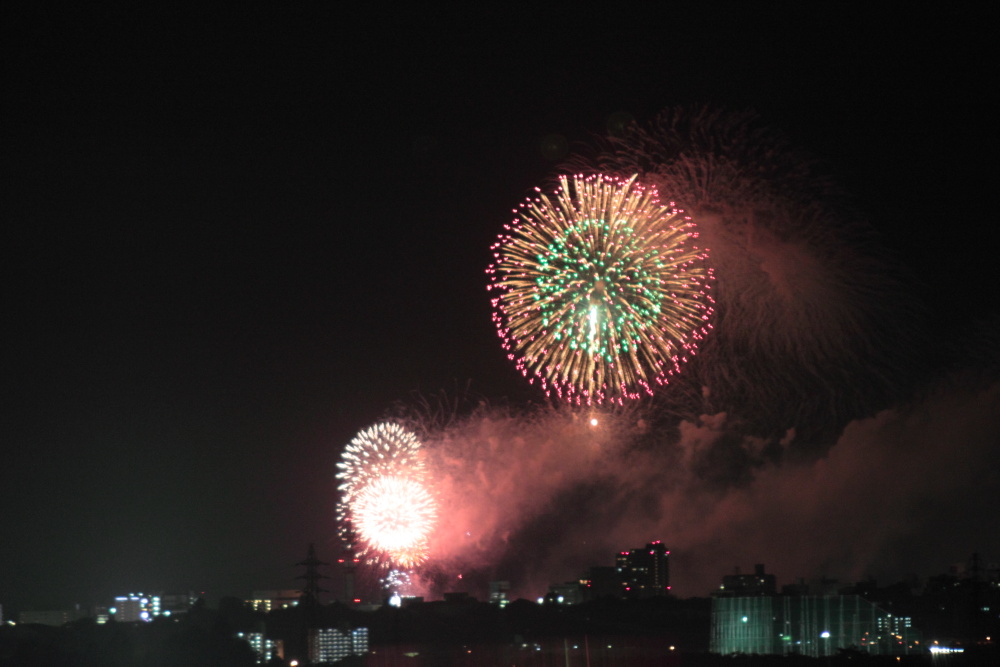 千波湖の花火_b0189733_2192973.jpg