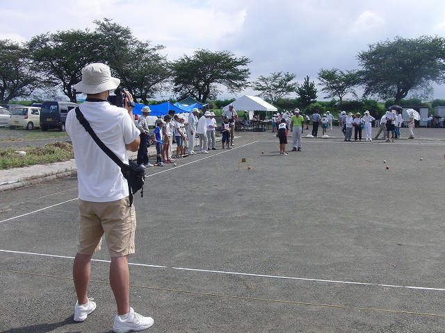 「目指せ!なでしこジャパン」 暑い中でのジュニアゲートボール大会_f0141310_7144723.jpg