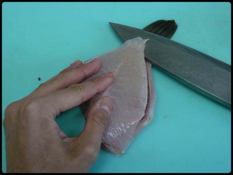 カワハギの捌き方 魚と野菜と私と和ノ香