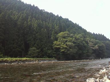 続・大人の夏休み 朽木村で川遊び_f0042307_1232062.jpg