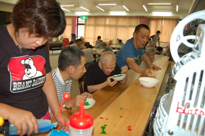 ☆流しソーメン☆_a0154110_1429265.jpg