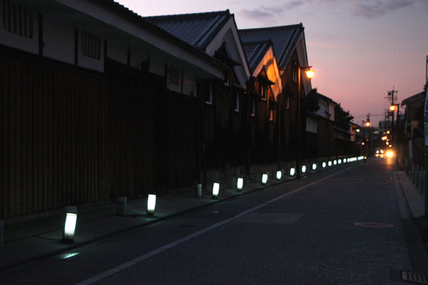 夏景色3 伏見酒蔵の町 ライトアップ_e0048413_1948349.jpg