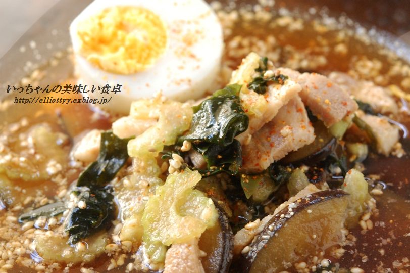 豚と茄子の冷やしつけそうめん エリオットゆかりの美味しい食卓 おしゃれな簡単料理 豚と茄子の冷やしつけそうめん エリオットゆかりの美味しい食卓 おしゃれな簡単料理