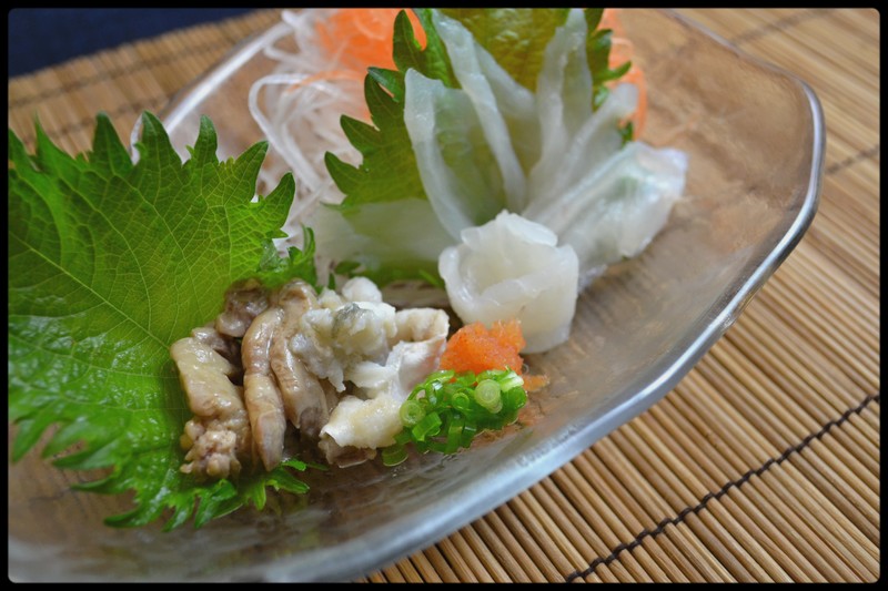 ウマヅラハギの刺身 魚と野菜と私と和ノ香